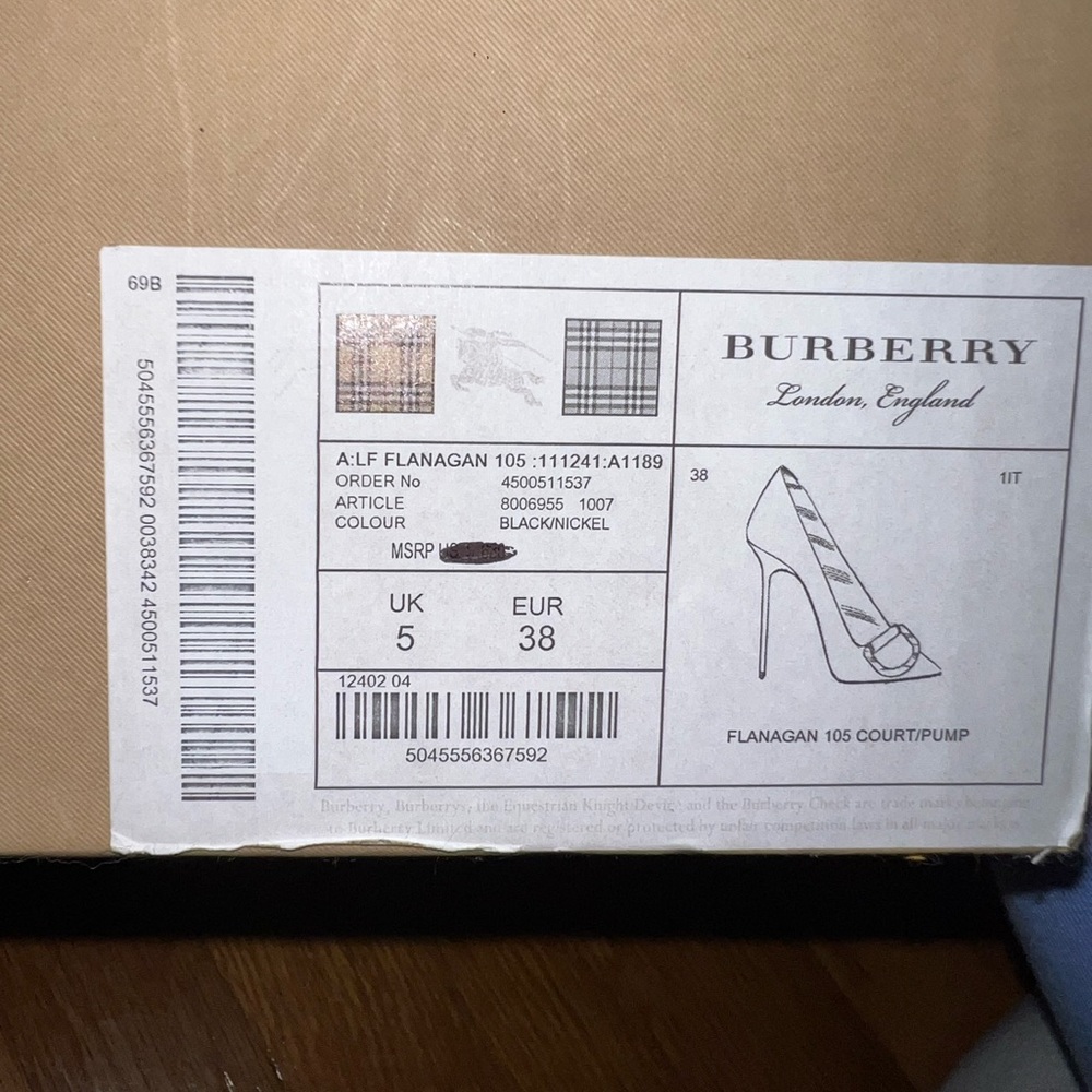 Burberry Flanagan 105 Pump - Picture 7 of 7